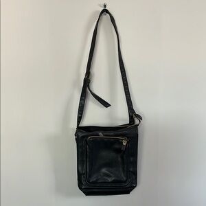 Relic Black Crossbody Bag with Adjustable Strap
